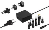 Zasilacze do laptopów - Art Zasilacz Avacom QuickTIP 45W univerzální EU/US/UK 9 konektorů ADAC-UNV-A45W - miniaturka - grafika 1