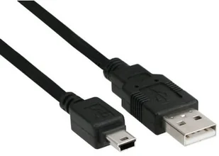 InLine Kabel USB USB A/Mini USB 5pin 2m Czarny 33107 - Kable USB - miniaturka - grafika 2