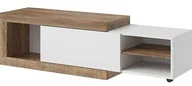 Ławy i stoliki kawowe - Helvetia Stolik Kawowy SINTRA 99 Dąb Samdal + Biały 24BSKS99 - miniaturka - grafika 1