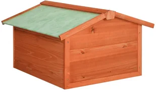 vidaXL Lumarko Garaż dla kosiarki robotycznej, 72x87x50, lite drewno jodłowe 170878 - Pozostałe narzędzia ogrodowe - miniaturka - grafika 6