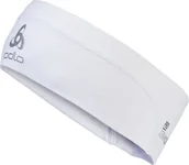 Czapki i chusty sportowe męskie - Odlo Ceramicool Opaska do czołówki, white 2020 Czapki do biegania 762110-10000- - miniaturka - grafika 1