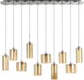 Lampy sufitowe - Spotlight EURYBIA lampa wisząca incl. 10xG4 chrom/szampański 1361028 - miniaturka - grafika 1