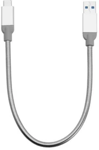 Verbatim Kabel USB-C M USB-A M 3.1 Gen 2 0.3m srebrny KKVMKKBU0080 - Kable USB - miniaturka - grafika 2