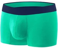 Majtki męskie - ComfyBalls COMFYBALLS Bokserki REGULAR COTTON zielono-granatowe - miniaturka - grafika 1