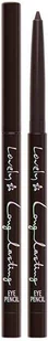 Lovely Long Lasting Eye Pencil automatyczna kredka do oczu o przedłużonej trwałości 1 Black - Kredki do oczu - miniaturka - grafika 2