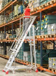 Faraone 996 99675070 Drabina magazynowa 7 stopniowa wysokość robocza 3,52m) 75070-uniw - Drabiny Faraone 996 99675070 Drabina magazynowa 7 stopniowa wysokość robocza 3,52m) 75070-uniw - Drabiny - miniaturka - grafika 1