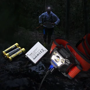 Fenix Latarka diodowa HL18R-T czołówka czerwona 039-476 - Latarki - miniaturka - grafika 14