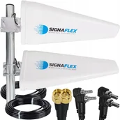 Wzmacniacze antenowe - Antena Dual Tajfun Do Routera Modemu 3G Gsm 4G Lte - miniaturka - grafika 1