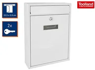 Skrzynki na listy - Toolland skrzynka na listy Ibiza, biały BG40001 - miniaturka - grafika 1