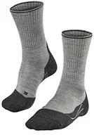Skarpety termoaktywne - FALKE Mężczyźni skarpety TK 2 wool Silk Men Trekking, szary, 46-48 16355 - miniaturka - grafika 1