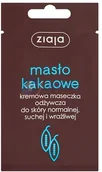 Maseczki do twarzy - Ziaja Masło Kakaowe maseczka odżywcza 7ml - miniaturka - grafika 1