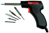 Lutownice - Weller Lutownica pistoletowa transformatorowa 230 V 130 W TB100EU kształt ołówka kształt dłuta końcówka do cięcia liny końcówka do cięcia pianki grot gładki końcówka do grawerowania +510 °C max) - miniaturka - grafika 1