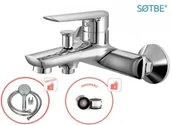 Baterie wannowe i prysznicowe - SOTBE MALSELVA MAL-BW-70298138 - miniaturka - grafika 1