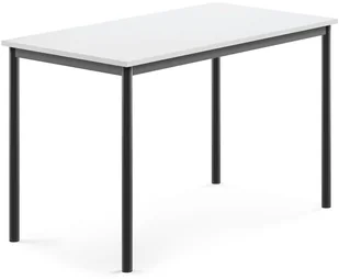 AJ Produkty Stół BORS, 1200x700x760 mm, laminat biały, antracyt - Meble do szkół i przedszkoli AJ Produkty Stół BORS, 1200x700x760 mm, laminat biały, antracyt - Meble do szkół i przedszkoli - miniaturka - grafika 1