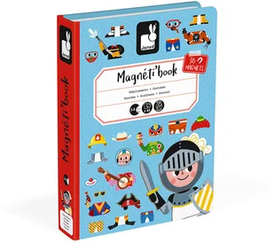 Janod Magnetyczna układanka Kostiumy Chłopiec Magnetibook, solution_bc3700217327194 - Układanki dla dzieci - miniaturka - grafika 2