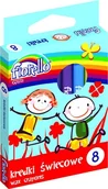 Przybory szkolne - Fiorello KREDKI ŚWIECOWE 8 KOLORÓW - miniaturka - grafika 1