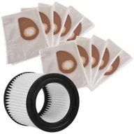 Filtry do odkurzaczy - Nilfisk Filtr worki 10x do Buddy II 12 18 Zmywalny - miniaturka - grafika 1