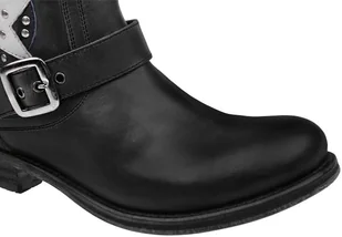 Mustang Botki Kowbojki 33C071 2828-603-9 Schwarz Czarne ocieplane 3294 - Botki damskie - miniaturka - grafika 7