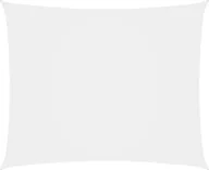 vidaXL Prostokątny żagiel ogrodowy, tkanina Oxford, 4x5 m, biały 135271