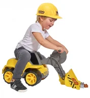 Jeździki dla dzieci - BIG Big Koparka Power-Worker - miniaturka - grafika 1