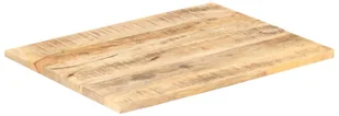 vidaXL Blat stołu, lite drewno mango, 25-27 mm, 70x60 cm vidaXL - Blaty meblowe i parapety okienne - miniaturka - grafika 7