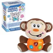 Instrumenty muzyczne dla dzieci - Artyk Zwierzaczek muzyczny Małpka E- EDU 128974 - miniaturka - grafika 1