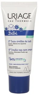 Uriage Regulujący krem dla niemowląt łagodzący objawy ciemieniuchy - Soin Crotes de Lait Regulujący krem dla niemowląt łagodzący objawy ciemieniuchy - Soin Crotes de Lait - Kremy dla dzieci - miniaturka - grafika 2