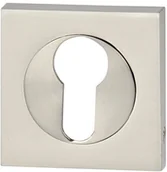 Szyldy i rozety - VDS ROZETA KWADRATOWA WKŁADKA R12 NIKIEL SATYNA - miniaturka - grafika 1