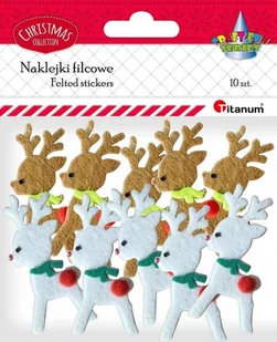 TITANUM Kształty piankowe X-Mas 3D 10szt - Decoupage - miniaturka - grafika 3