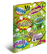 Segregatory - Herma HERMA 19375 teczka DIN A4 z tworzywa sztucznego, seria Artline, motyw Comic, z gumowymi-Eckspanner, 1 sztuki 19375 - miniaturka - grafika 1