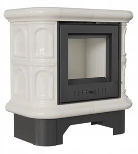 Piec Kaflowy 6,5 kW Wolnostojący Wk 440 Kremowy - Wkłady kominkowe - miniaturka - grafika 4