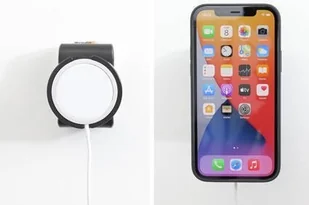 Brodit AB Uchwyt do oryginalnej ładowarki indukcyjnej MagSafe dla Apple iPhone 12 Mini 216173 - Uchwyty samochodowe do telefonów - miniaturka - grafika 5