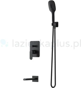 Omnires Sacramento zestaw wannowo-prysznicowy czarny SYSSCW01BL - Zestawy prysznicowe Omnires Sacramento zestaw wannowo-prysznicowy czarny SYSSCW01BL - Zestawy prysznicowe - miniaturka - grafika 1