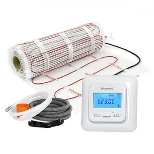 Warmtec Mata grzejna kompletny zestaw Mata + regulator temperatury + akcesoria montażowe DS2-140/T538 IP21 rozmiar 14 m2 - Ogrzewanie podłogowe Warmtec Mata grzejna kompletny zestaw Mata + regulator temperatury + akcesoria montażowe DS2-140/T538 IP21 rozmiar 14 m2 - Ogrzewanie podłogowe - miniaturka - grafika 1