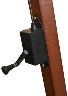 vidaXL Parasol ogrodowy wiszący, 300 x cm, drewniany, biały - Parasole ogrodowe - miniaturka - grafika 5