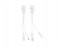 Zasilacze do urządzeń sieciowych - Adapter Poe Injector Lanberg pasywyny Utp 0.15m - miniaturka - grafika 1