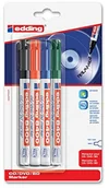 Markery permanentne - Edding 8400 CD-Marker końcówka okrągła 4 sztuki sortowane kolorystycznie 8404/4 ONPACK - miniaturka - grafika 1