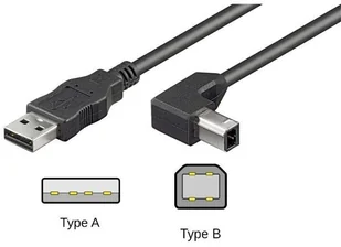 Goobay Kabel USB 2.0 68733 [1x Złącze męskie USB 2.0 A 1x Złącze męskie USB 2.0 B] 3 m czarny - Kable USB - miniaturka - grafika 2