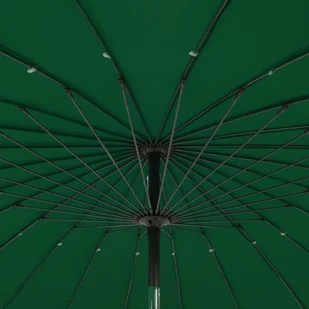 vidaXL Parasol ogrodowy na słupku aluminiowym, 270 cm, zielony vidaXL - Parasole ogrodowe - miniaturka - grafika 9