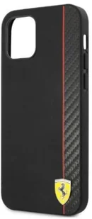 Ferrari FESAXHCP12LBK iPhone 12 Pro Max 6,7" czarny/black hardcase On Track Carbon Stripe hurtel-77270-0 - Etui i futerały do telefonów - miniaturka - grafika 6