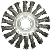 Materiały ścierne - Vorel Szczotka tarczowa 150 mm, drut splatany 06983 - miniaturka - grafika 1