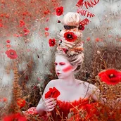 Pozostałe akcesoria dla plastyków - Pro-Art-Bilderpalette Pro-Art g1853 a obraz ścienny Giclee "Poppy Fay", kolorowy G1853A - miniaturka - grafika 1