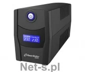 Listwy zasilające - POWER WALKER Zasilacz awaryjny UPS Power Walker Line-Interactive 1000VA STL FR 2xPL USB RJ11/45 In/Out (VI 1000 STL FR) - miniaturka - grafika 1