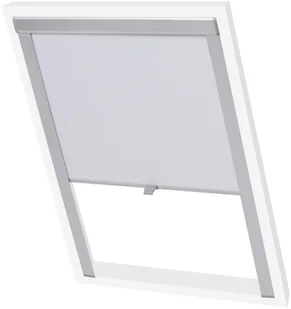 vidaXL Roleta zaciemniająca biała S08/608/SK08 - Rolety - miniaturka - grafika 3