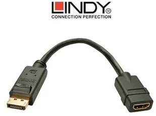 Lindy Adapter AV DisplayPort na HDMI 41005 - Adaptery i przejściówki - miniaturka - grafika 2