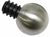 Karnisze - Gardinia Końcówka New York kula stal nierdzewna  12 MM - miniaturka - grafika 1