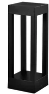 Lampy ogrodowe - Abigali Stojąca LAMPA zewnętrzna QUBE ABIGALI-GLQ400WW 7W Abigali ogrodowa OPRAWA metalowa LED 7W 3000K outdoor IP65 czarna ABIGALI-GLQ400WW 7W - miniaturka - grafika 1