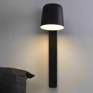 Faro BARCELONA Kinkiet Tila, obracana głowica, czarna - Lampy ścienne - miniaturka - grafika 2