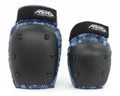 Ochraniacze - Rekd Ochraniacze REKD Youth Heavy Duty Double Pad Black/blue RKD550 black/blue - miniaturka - grafika 1