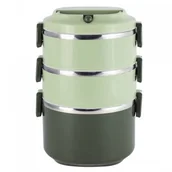 Termosy - Kamille Pojemnik obiadowy, lunchbox, menażka trzykomorowy 2,4L 2137 - miniaturka - grafika 1